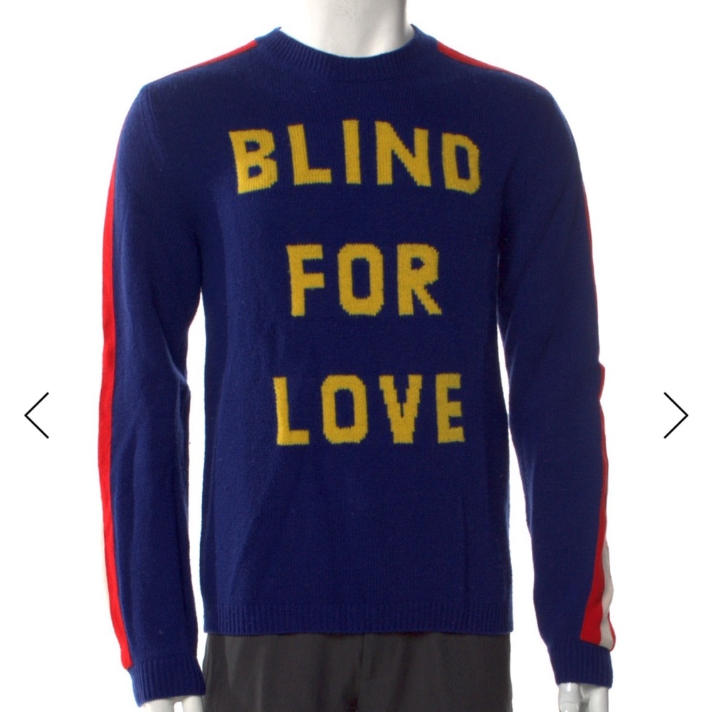 Gucci “Blind for Love” Tiger Wool Sweater